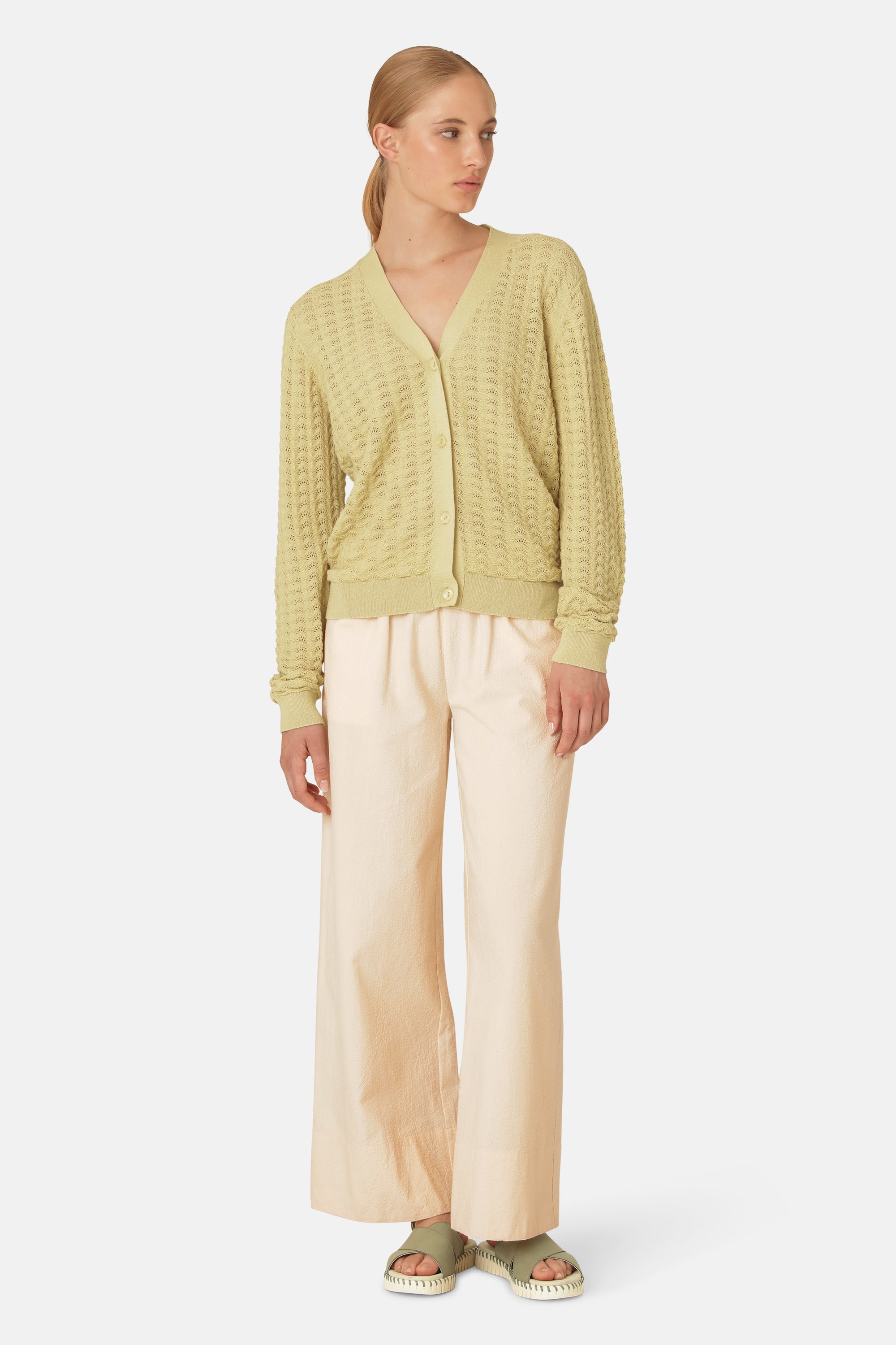 Ilse Jacobsen Hornbæk Miscellaneous Cardigan Clothes 459 Olive Grass